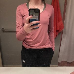 Scoop Neck athletic long sleeve